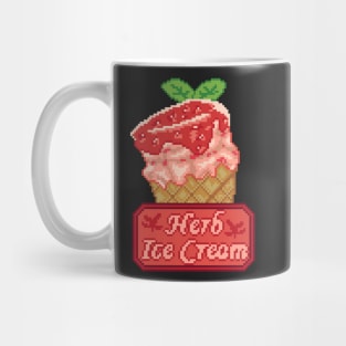 Resident Evil Herb Ice Cream Pixel Art Mug